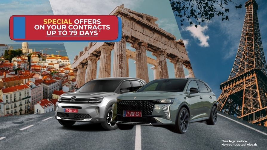 For a delivery from January 1st, 2026 to December 31st, 2026, 300€ off on your contracts up to 79 days